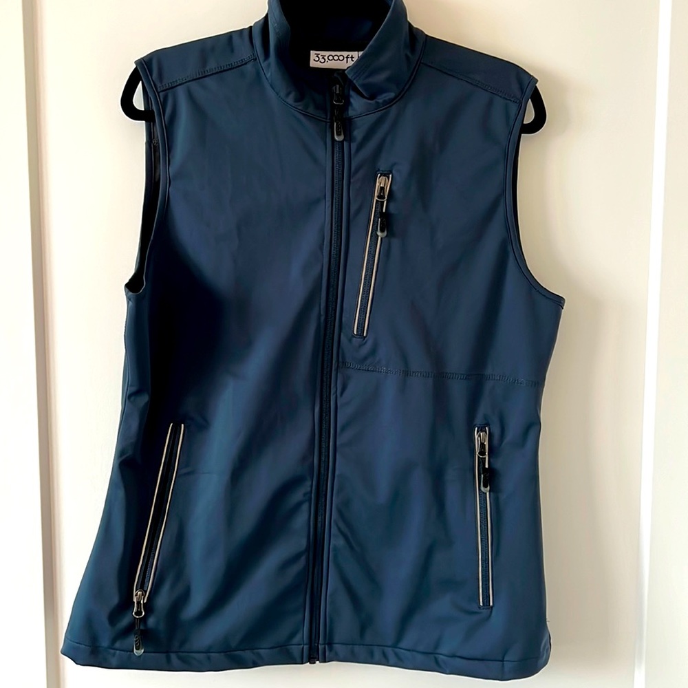 Athletic Vest, New with Tags. Reflectors on zippers.